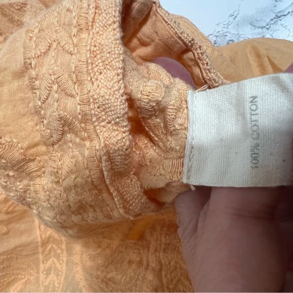 Anthropologie forever that girl Easton Embroidered Tunic Blouse Sz 8 - Picture 7 of 8